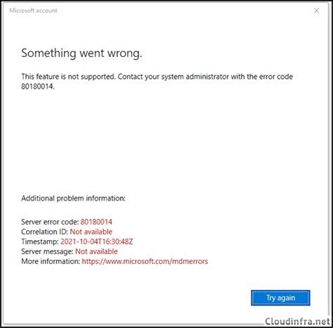 errore 80180014|FIX Intune Error 0x80180014 .